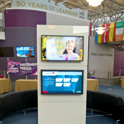 We upgraded the reception areas at the Craiglockhart & Sighthill campuses of Napier University.