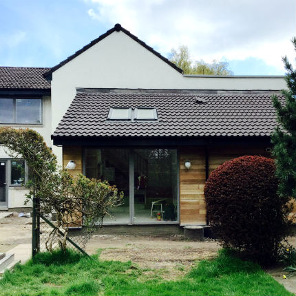 This house in West Edinburgh underwent a dramatic makeover and an extension.