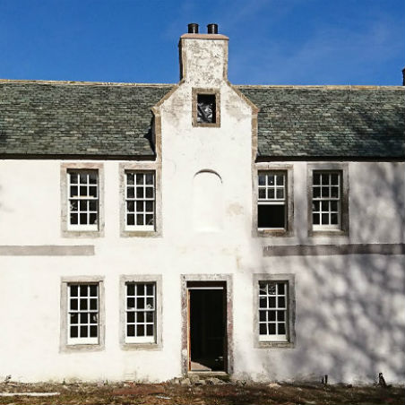 We started the internal reconstruction of this 18th century house in the Borders in August. The building was badly damaged by a fire.